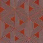 Tkanina Casamance Nuit Parisienne 43910606 Raspail ze wzorem Geometrycznym