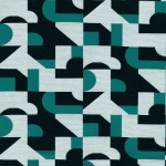Tkanina Casamance Triode 2 48470438 Derivee ze wzorem Geometrycznym