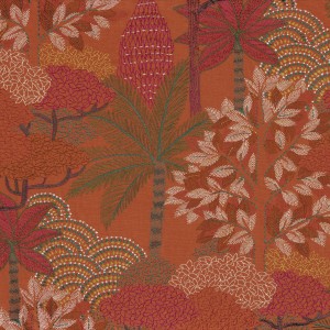 Tkanina Casamance 49720237 Voyage Imaginaire ze wzorem Natury