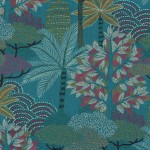 Tkanina Casamance 49720347 Voyage Imaginaire ze wzorem Natury