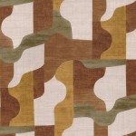 Tkanina Casamance Café Society 10590234 Belle époque ze wzorem Abstrakcyjne Kształty