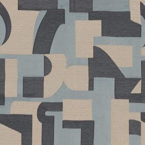 Tkanina Casamance Café Society 10530411 Influence ze wzorem Geometrycznym