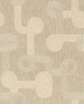 Tkanina Casamance Café Society 11200156 Tête à tête ze wzorem Tekstura