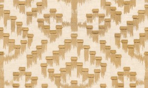 Tkanina Casamance Murmures 10180231 Akame ze wzorem Tekstura