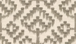 Tkanina Casamance Murmures 10180426 Akame ze wzorem Tekstura