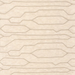 Tkanina Casamance Murmures 10560299 Cortège ze wzorem Tekstura