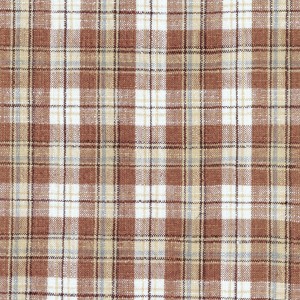 Tkanina Casamance Vagabond 11110107 Sillage ze wzorem Kratki