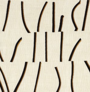 Tkanina Casamance Linefolia 43850263 Bejuco ze wzorem Tekstura