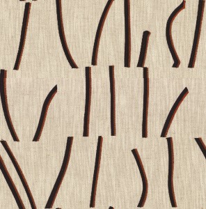 Tkanina Casamance Linefolia 43850370 Bejuco ze wzorem Tekstura