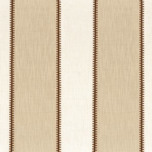 Tkanina Casamance Linefolia 48890112 Agave ze wzorem Paski