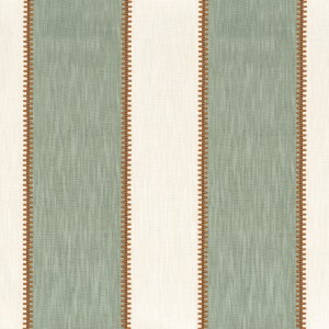 Tkanina Casamance Linefolia 48890205 Agave ze wzorem Paski