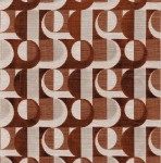 Tkanina Casamance Luminescence 45210519 Alliance ze wzorem Geometrycznym