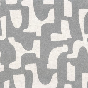 Tkanina Casamance Luminescence 48420342 Entrelacs ze wzorem Geometrycznym