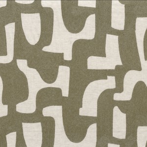 Tkanina Casamance Luminescence 48420451 Entrelacs ze wzorem Geometrycznym