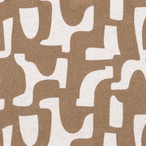 Tkanina Casamance Luminescence 48420563 Entrelacs ze wzorem Geometrycznym