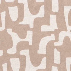 Tkanina Casamance Luminescence 48420682 Entrelacs ze wzorem Geometrycznym