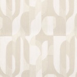 Tkanina Casamance Luminescence 48490291 Ethere ze wzorem Geometrycznym