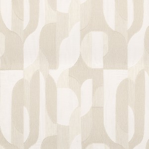 Tkanina Casamance Luminescence 48490291 Ethere ze wzorem Geometrycznym