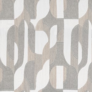 Tkanina Casamance Luminescence 48490375 Ethere ze wzorem Geometrycznym
