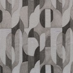 Tkanina Casamance Luminescence 48490506 Ethere ze wzorem Geometrycznym