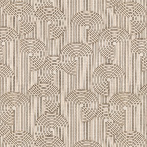 Tkanina Casamance Porte Des Lilas 32540125 Colimacon ze wzorem Art Deco