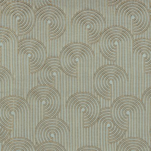 Tkanina Casamance Porte Des Lilas 32540413 Colimacon ze wzorem Art Deco