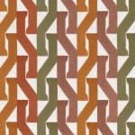 Tkanina Casamance Porte Des Lilas 32560334 Monogramme ze wzorem Tekstura