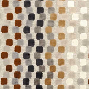 Tkanina Casamance Arty 48300106 Orphisme ze wzorem Geometrycznym