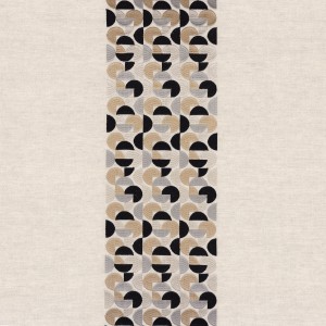 Tkanina Casamance Arty 49790283 Balanchine ze wzorem Geometrycznym