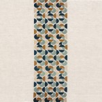 Tkanina Casamance Arty 49790384 Balanchine ze wzorem Geometrycznym