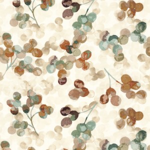 Tkanina Casamance Symbiose 49830318 Lunaria ze wzorem Tekstura