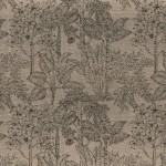 Tkanina Casamance Voyage Imaginaire 49750260 Ramage ze wzorem Roślinność
