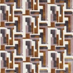 Tkanina Casamance Paddington 48560212 Bebop ze wzorem Tekstura