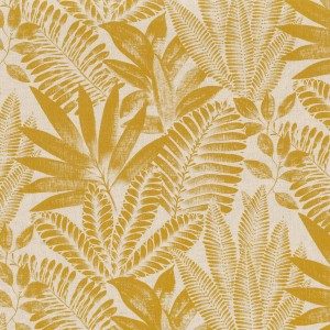 Tkanina Casamance Pretoria 48020493 Kristen Color ze wzorem Roślinność