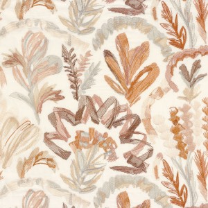 Tkanina Casamance Salonga 47550186 Kumba ze wzorem Roślinność