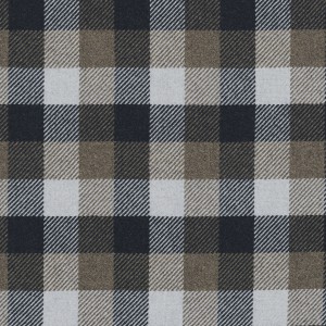 Tkanina Casamance Refuge 45930200 Placide ze wzorem Kratka