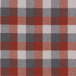 Tkanina Casamance Refuge 45930521 Placide ze wzorem Kratka