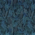 Tkanina Casamance Flores 43760176 Panthere ze wzorem Roślinność