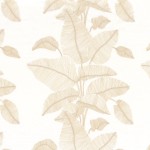 Tkanina Casamance Villa D'été 38360144 Botanique ze wzorem Liście