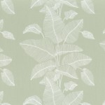 Tkanina Casamance Villa D'été 38360229 Botanique ze wzorem Liście