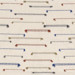 Tkanina Casamance Hozho 47740342 Yei ze wzorem Tekstura