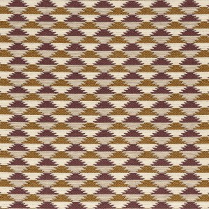 Tkanina Casamance Hozho 47370479 Moki ze wzorem Geometrycznym