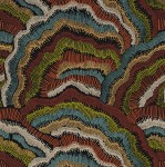 Tkanina Casamance Moana 11230349 Annella ze wzorem Tekstura