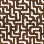 Tkanina Casamance West Dream 43970376 Bryce ze wzorem Geometrycznym