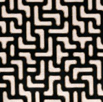 Tkanina Casamance West Dream 43970441 Bryce ze wzorem Geometrycznym