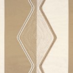 Tkanina Casamance West Dream 41840232 Mesa ze wzorem Geometrycznym