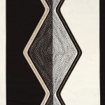 Tkanina Casamance West Dream 41840351 Mesa ze wzorem Geometrycznym