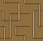 Tkanina Casamance West Dream 45740424 Lusio ze wzorem Tekstura