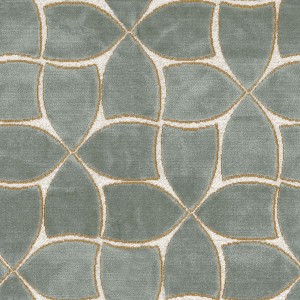 Tkanina Casamance Les Précieuses 90610599 Palida ze wzorem Irys