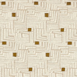 Tkanina Casamance Les Modernes 90750288 Composition ze wzorem Geometrycznym